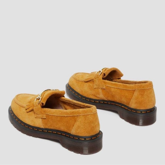 Suede Loafers with Gold Accent - Picture 2 of 6